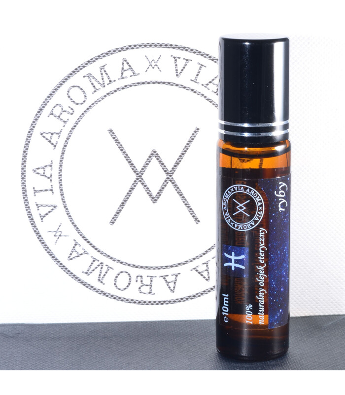 Mieszanka naturalnych olejków eterycznych dla znaku zodiaku "RYBY" w roll-onie