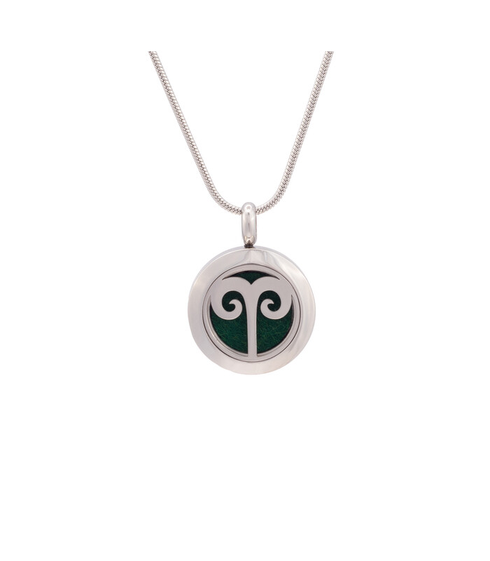Naszyjnik pachnący Znak Zodiaku BARAN stalowy mały