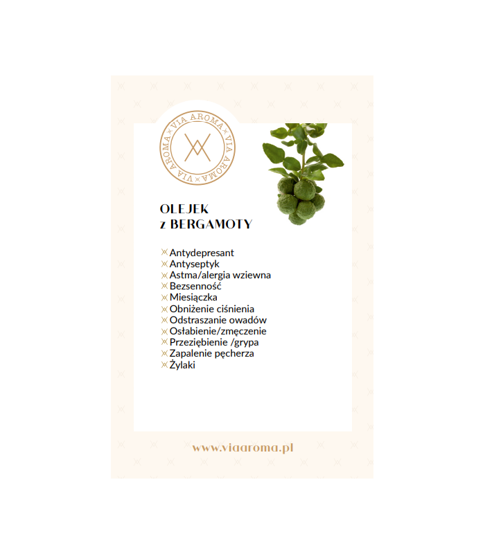 Naturalny Olejek Eteryczny z Bergamoty