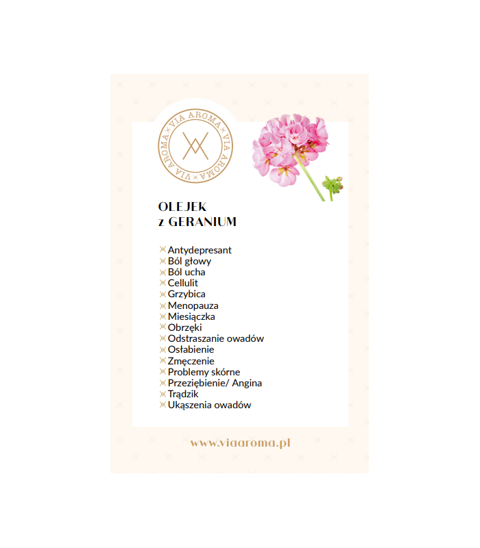 Naturalny Olejek Eteryczny z Geranium Z Bułgarii
