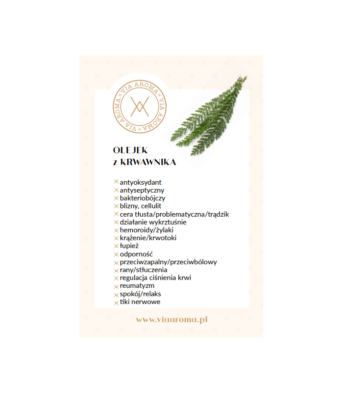 Naturalny Olejek Eteryczny z Krwawnika