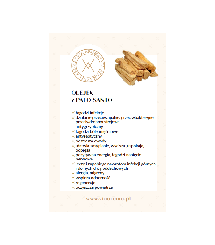 Naturalny Olejek Eteryczny z Palo Santo
