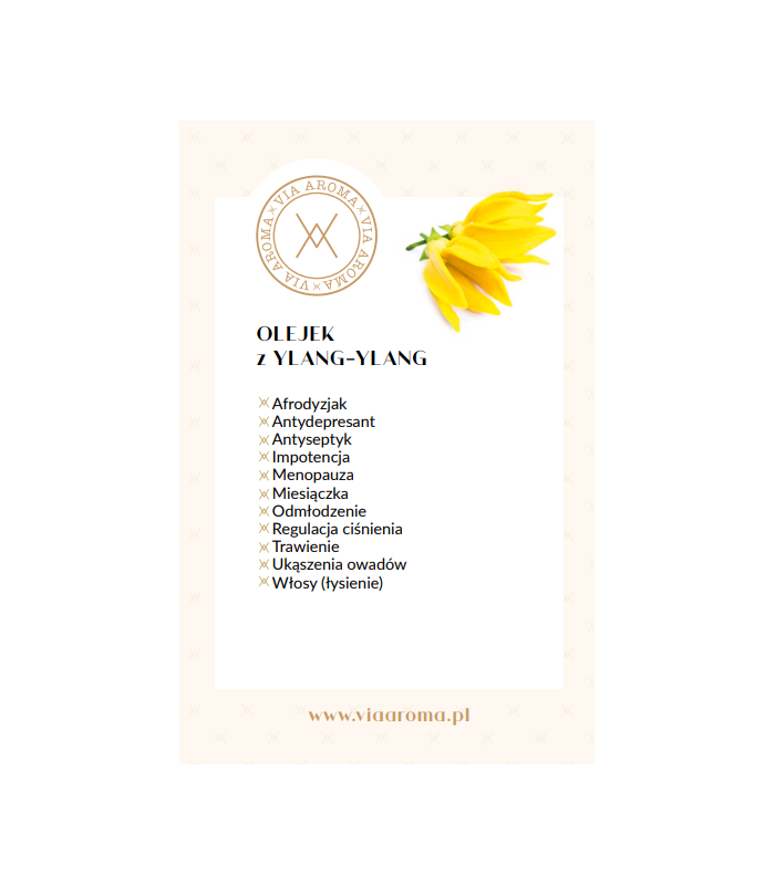 Naturalny Olejek Eteryczny z Ylang-Ylang 1. Klasa
