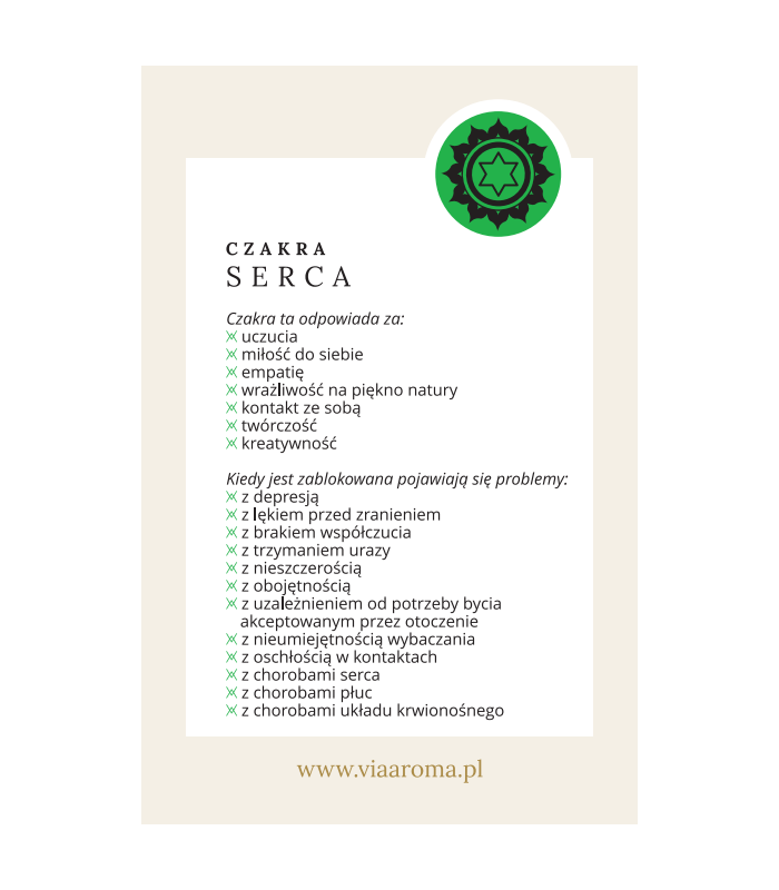 Naturalna mieszanka CZAKRA SERCA 