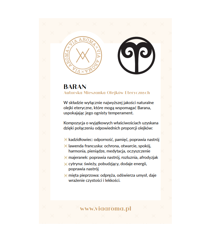 Naturalna mieszanka zodiakalna BARAN