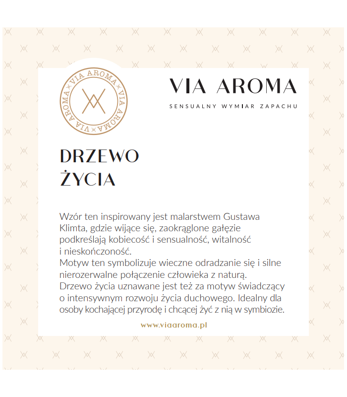 Naszyjnik Pachnący Złoty "DRZEWO ŻYCIA"