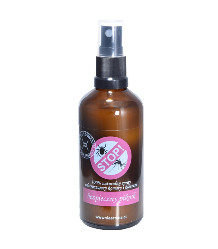 Spray na komary i kleszcze na bazie naturalnych olejków eterycznych "Bezpieczny Piknik"