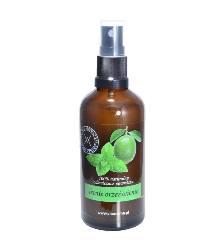 Spray odświeżający powietrze na bazie naturalnych olejków eterycznych "Letnie orzeźwienie"