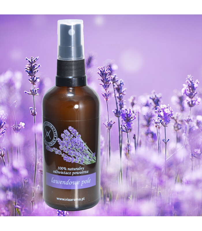 Spray odświeżający powietrze na bazie naturalnych olejków eterycznych "Lawendowe Pole"