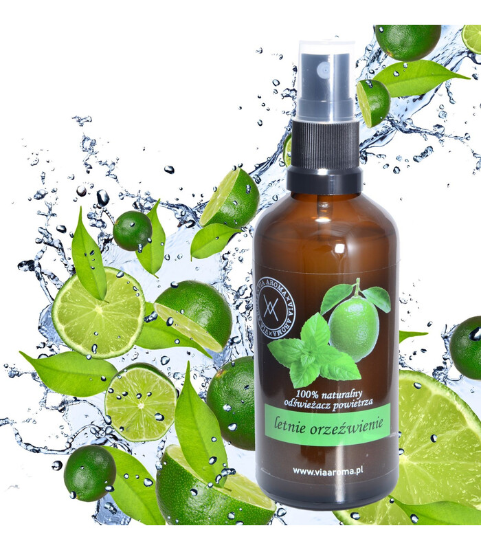 Spray odświeżający powietrze na bazie naturalnych olejków eterycznych "Letnie orzeźwienie"